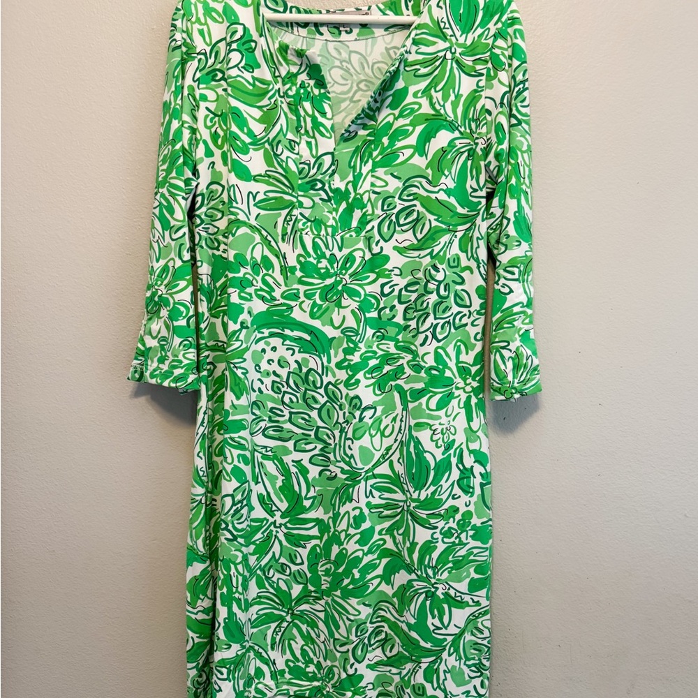 Barbara Gerwit Split Neck And Split Sleeve Printe… - image 2